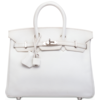 Hermès Birkin 25 White Epsom PHW