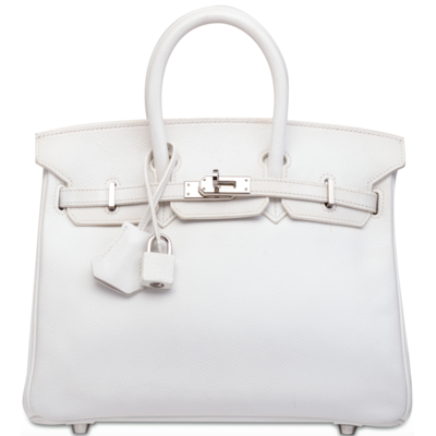 Hermès Birkin 25 White Epsom PHW