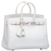 Hermès Birkin 25 White Epsom PHW