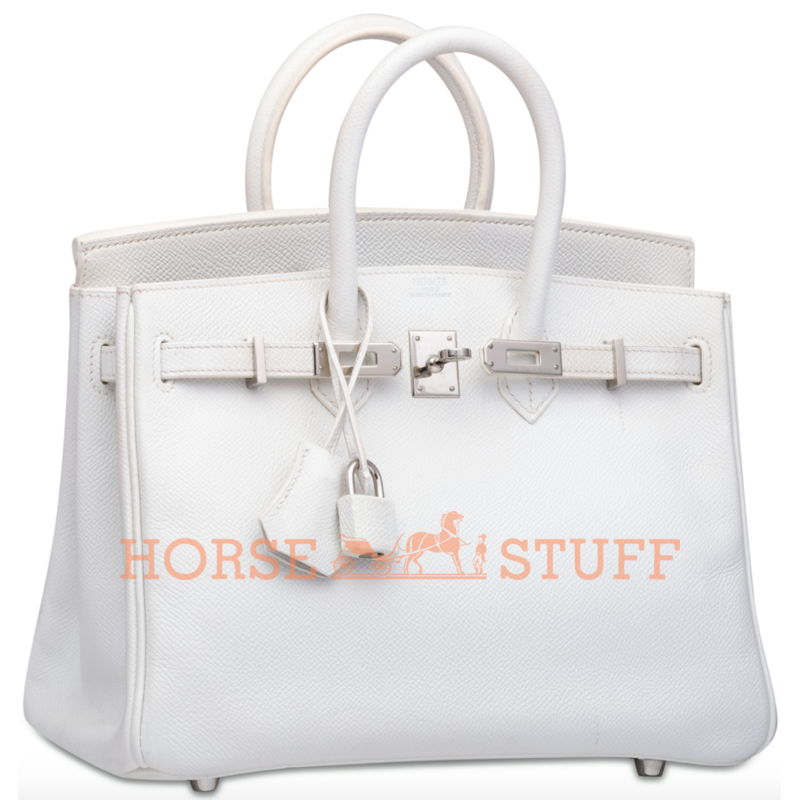 Hermès Birkin 25 White Epsom PHW