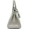 Hermès Birkin 25 Special Order HSS Vert d'Eau / Gris Perle Matte Crocodile Alligator BPHW
