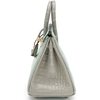 Hermès Birkin 25 Special Order HSS Vert d'Eau / Gris Perle Matte Crocodile Alligator BPHW