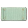 Hermès Birkin 25 Special Order HSS Vert d'Eau / Gris Perle Matte Crocodile Alligator BPHW