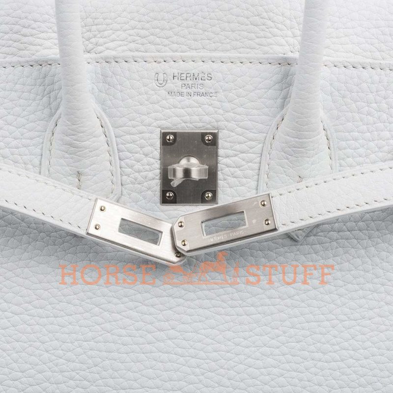 Hermès Birkin 25 Special Order HSS White Clemence BPHW