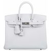 Hermès Birkin 25 Special Order HSS White Clemence BPHW