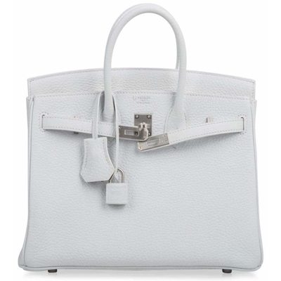 Hermès Birkin 25 Special Order HSS White Clemence BPHW