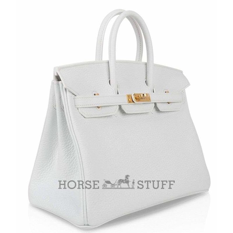 Hermès Birkin 25 Special Order HSS White Clemence GHW