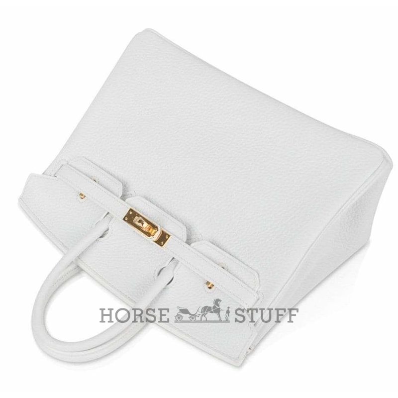 Hermès Birkin 25 Special Order HSS White Clemence GHW