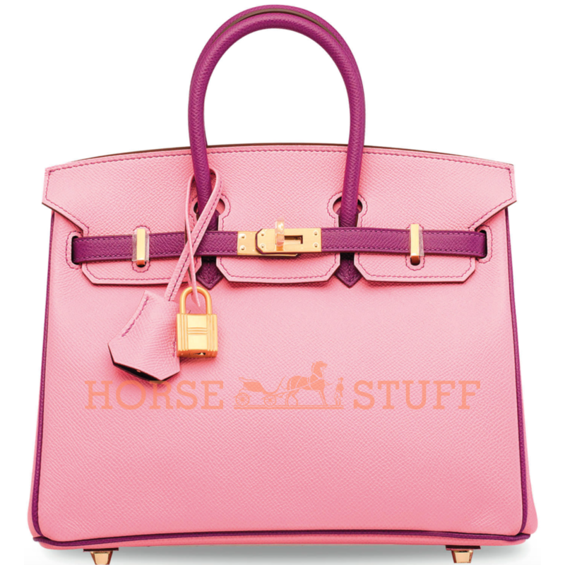 Hermès Birkin 25 Special Order HSS Rose Confetti / Anemone Epsom BGHW