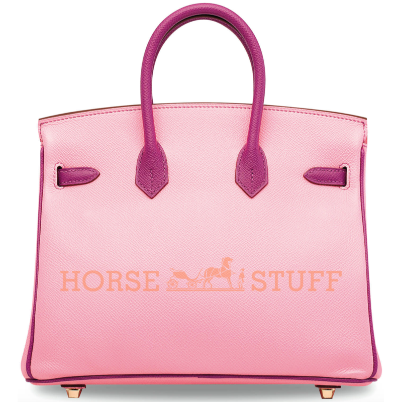 Hermès Birkin 25 Special Order HSS Rose Confetti / Anemone Epsom BGHW