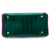 Hermès Birkin 25 Special Order HSS Vert Emerald / Rose Scheherazade Lisse Crocodile Niloticus BGHW