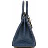 Hermès Birkin 25 Special Order HSS Gris Agate / Blue Iris Ostrich GHW