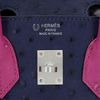 Hermès Birkin 25 Special Order HSS Blue Iris / Rose Pourpre Ostrich BPHW