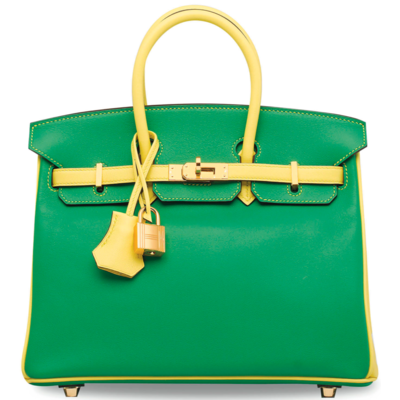 Hermès Birkin 25 Special Order HSS Bambou / Souffre Swift GHW