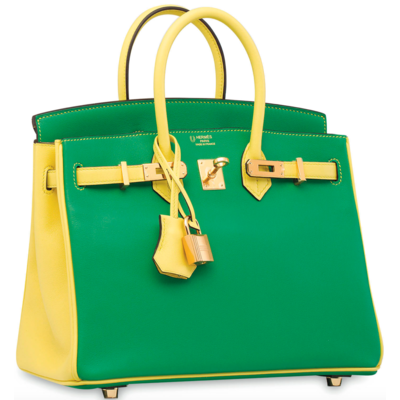 Hermès Birkin 25 Special Order HSS Bambou / Souffre Swift GHW
