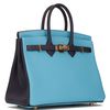 Hermès Birkin 25 Special Order HSS Blue de Nord / Blue Nuit Togo Permabrass