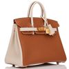 Hermès Birkin 25 Special Order HSS Gold / Nata Togo BGHW