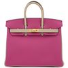 Hermès Birkin 25 Special Order HSS Rose Pourpre / Trench Togo BGHW