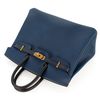 Hermès Birkin 25 Limited Edition Tricolor Bleu de Prusse / Indigo / Black Epsom GHW