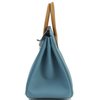 Hermès Birkin 25 Limited Edition Tricolor Blue Jean / Sesame / Ecorce Epsom PHW