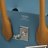 Hermès Birkin 25 Limited Edition Tricolor Blue Jean / Sesame / Ecorce Epsom PHW
