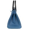 Hermès Birkin 25 Limited Edition Tricolor Deep Bleu / Bleu Hydra / Black Epsom PHW