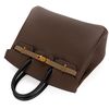 Hermès Birkin 25 Limited Edition Tricolor Ecorce / Etoupe / Black Epsom GHW