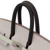 Hermès Birkin 25 Limited Edition Tricolor Gris Pale / Vert Fizz / Graphite Epsom PHW