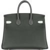 Hermès Birkin 25 Limited Edition Tricolor Vert Fonce / Ardoise / Vert Peppermint Epsom PHW