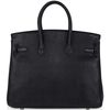 Hermès Birkin 25 Black Matte Niloticus Lizard PHW