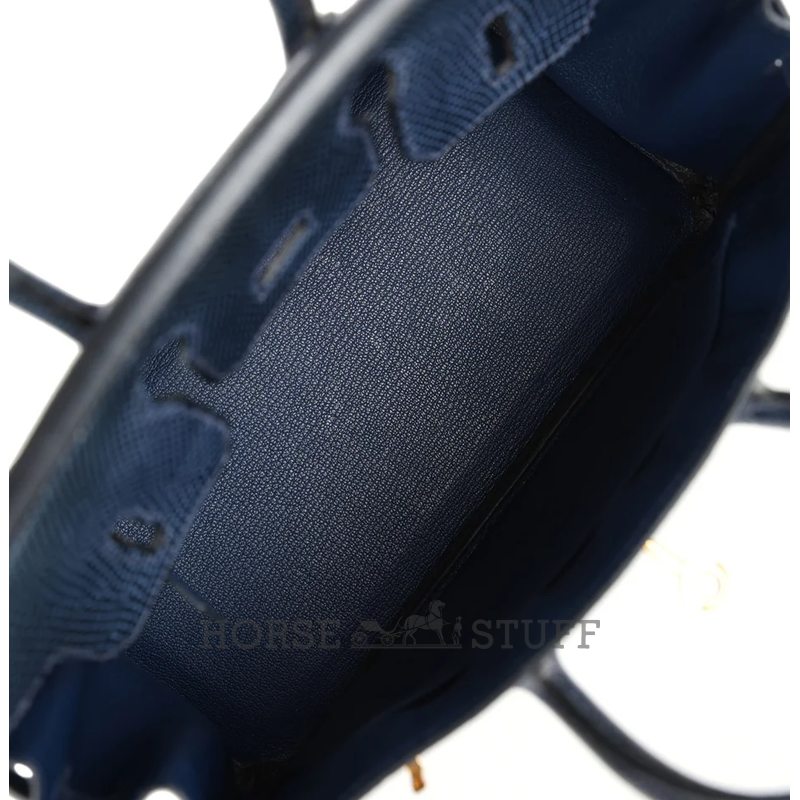 HERMÈS BIRKIN 25 Blue de Malte Shiny Niloticus Lizard GHW