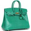 HERMÈS BIRKIN 25 Menthe Shiny Niloticus Lizard GHW