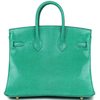 HERMÈS BIRKIN 25 Menthe Shiny Niloticus Lizard GHW