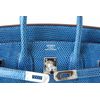 Hermès Birkin 25 Mykonos Niloticus Lizard PHW