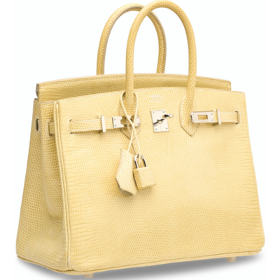 Hermès Birkin 25 Parchemin Shiny Niloticus Lizard PHW