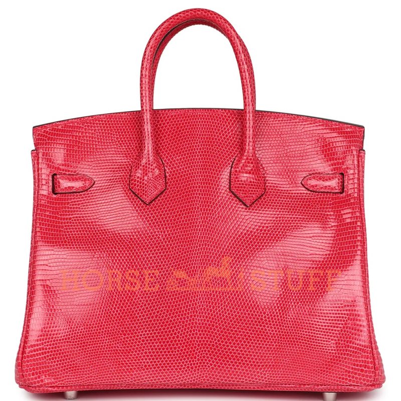 HERMÈS BIRKIN 25 Rose Extreme Shiny Niloticus Lizard PHW