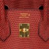 HERMÈS BIRKIN 25 Rouge H Shiny Niloticus Lizard GHW