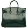 Hermès Birkin 25 Vert Fonce Shiny Niloticus Lizard GHW