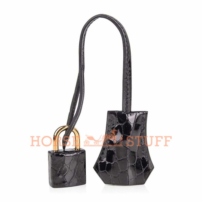 Hermès Birkin 25 Black Lisse Crocodile Niloticus GHW