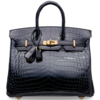 Hermès Birkin 25 Blue Marine Lisse Crocodile Niloticus GHW