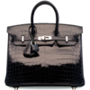 Hermès Birkin 25 Blue Marine Lisse Crocodile Niloticus PHW