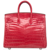 Hermès Birkin 25 Bougainvillier Lisse Crocodile Niloticus PHW