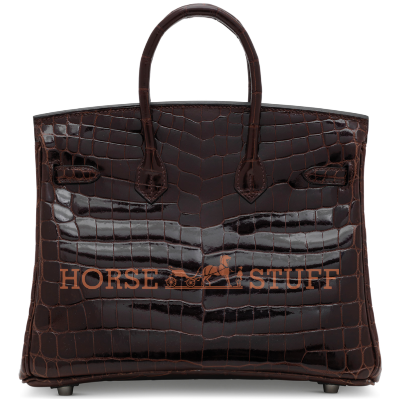 Hermès Birkin 25 Cocoan Lisse Crocodile Niloticus PHW