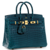 Hermès Birkin 25 Colvert Lisse Crocodile Niloticus GHW