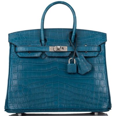 Hermès Birkin 25 Colvert Matte Crocodile Niloticus PHW 