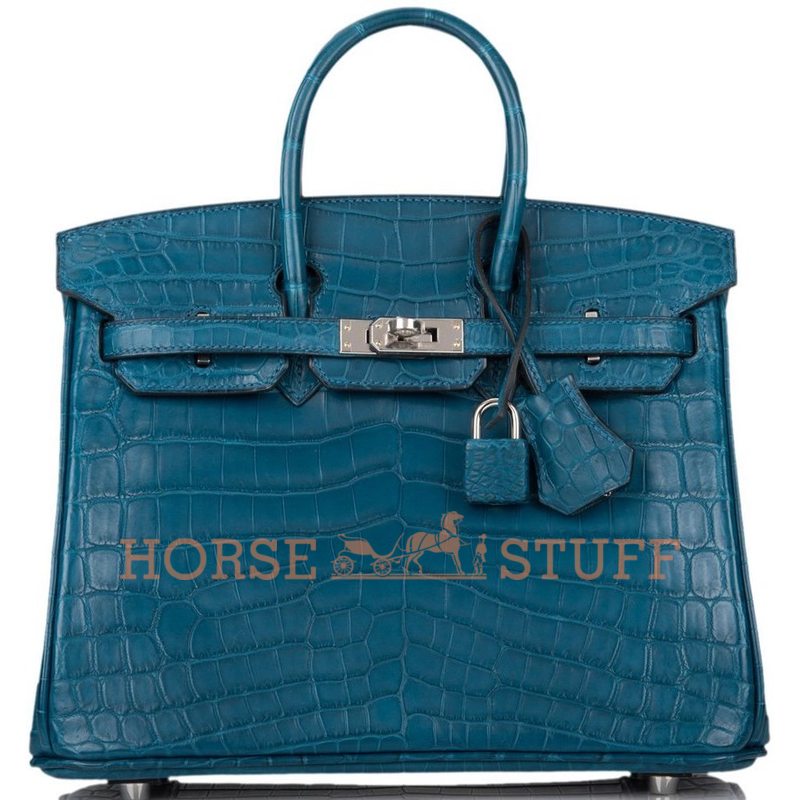 Hermès Birkin 25 Colvert Matte Crocodile Niloticus PHW