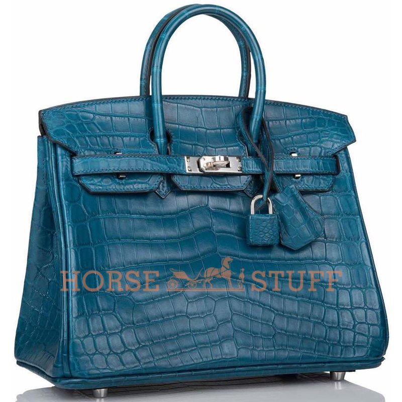 Hermès Birkin 25 Colvert Matte Crocodile Niloticus PHW