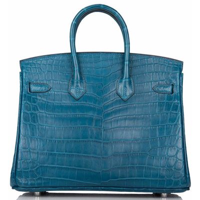 Hermès Birkin 25 Colvert Matte Crocodile Niloticus PHW 