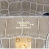 Hermès Birkin 25 Gris Tourterelle Shiny Crocodile Niloticus GHW