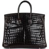 Hermès Birkin 25 Havane Shiny Crocodile Niloticus PHW